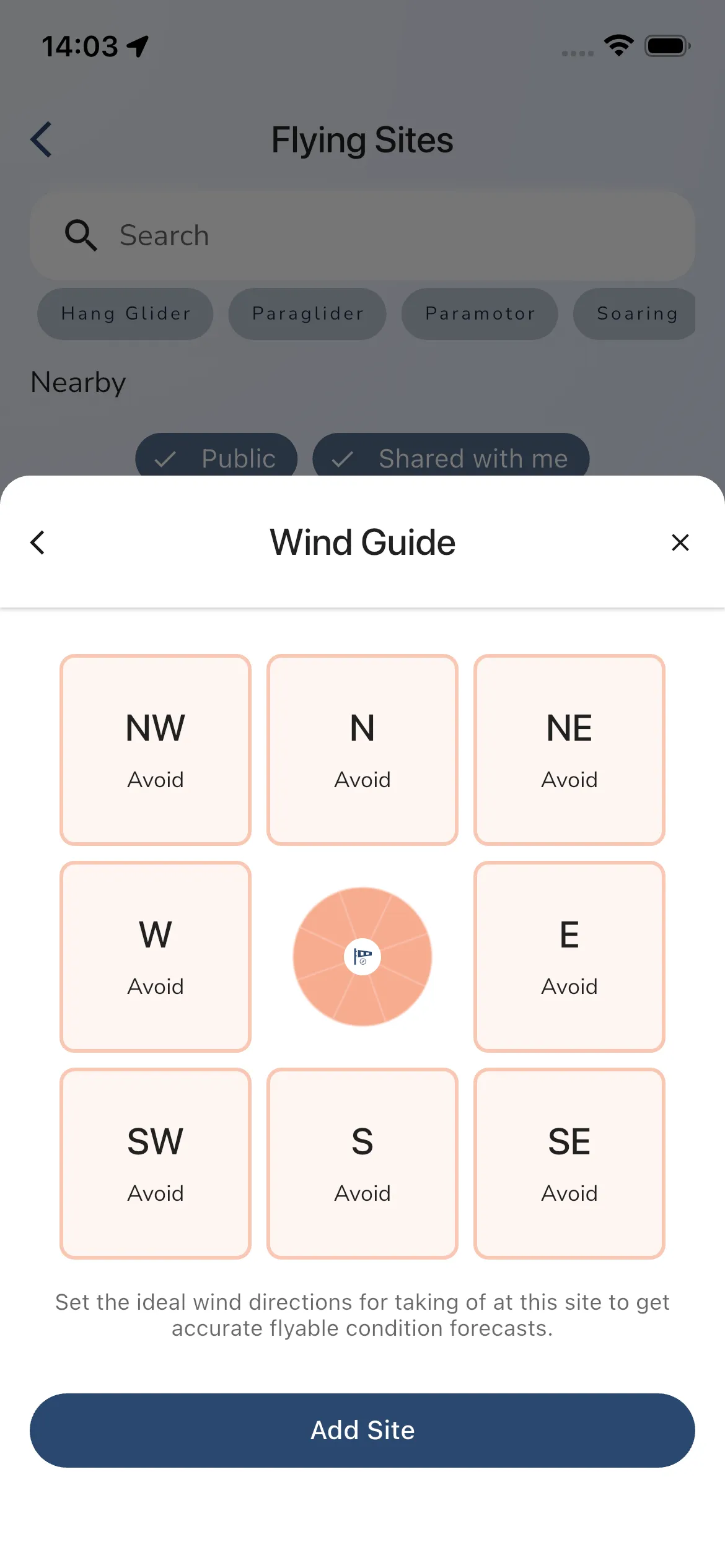 Flying Site Wind Guide