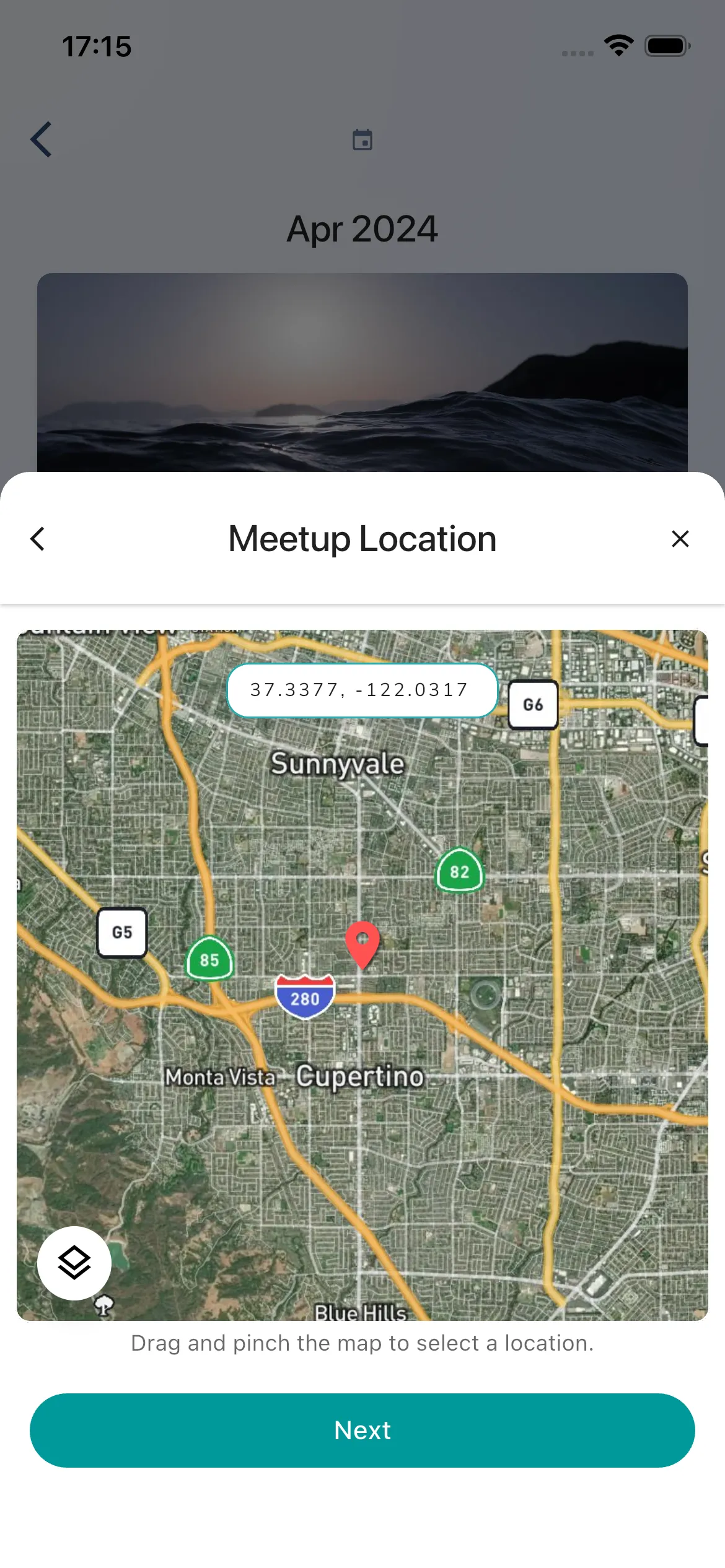 Create Meetup Step 2