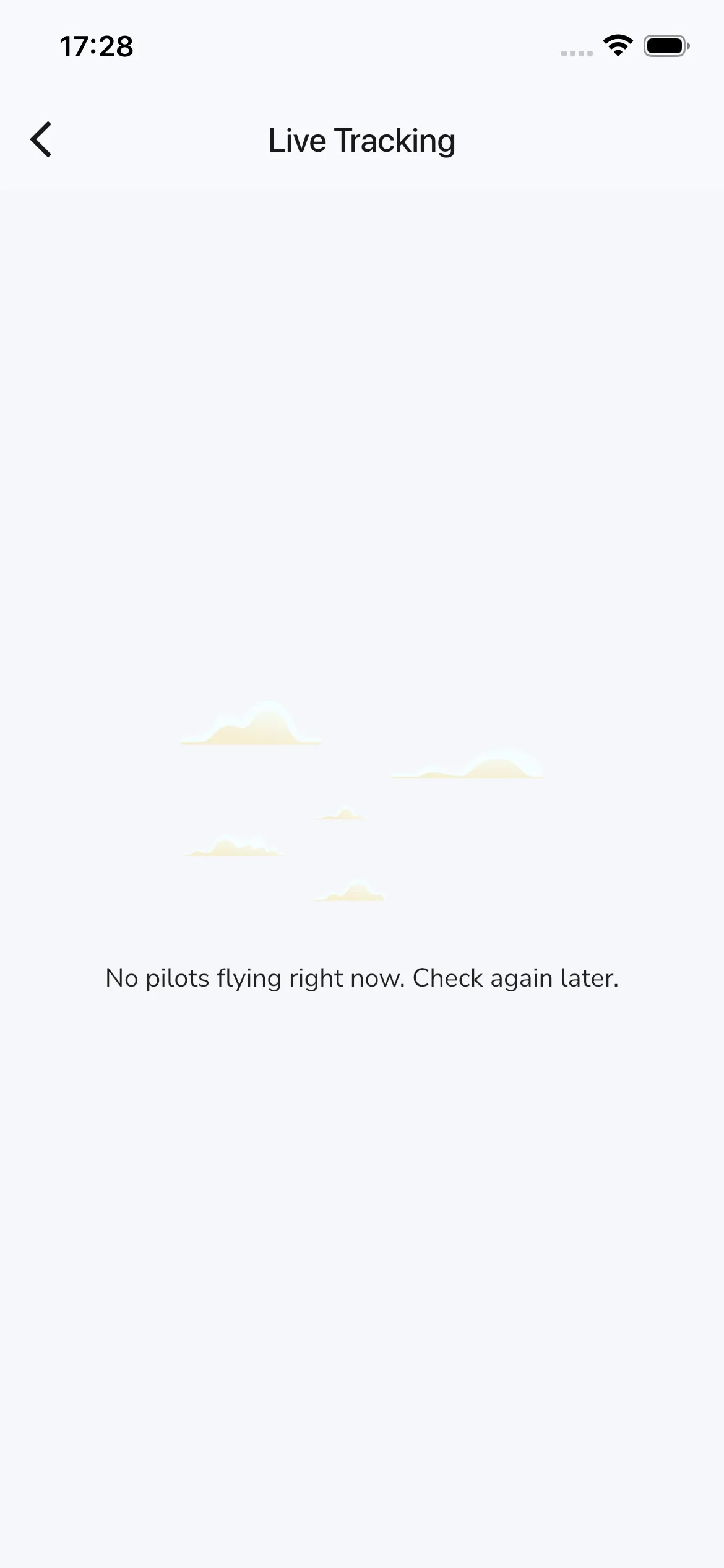 Meetup Live Tracking Empty