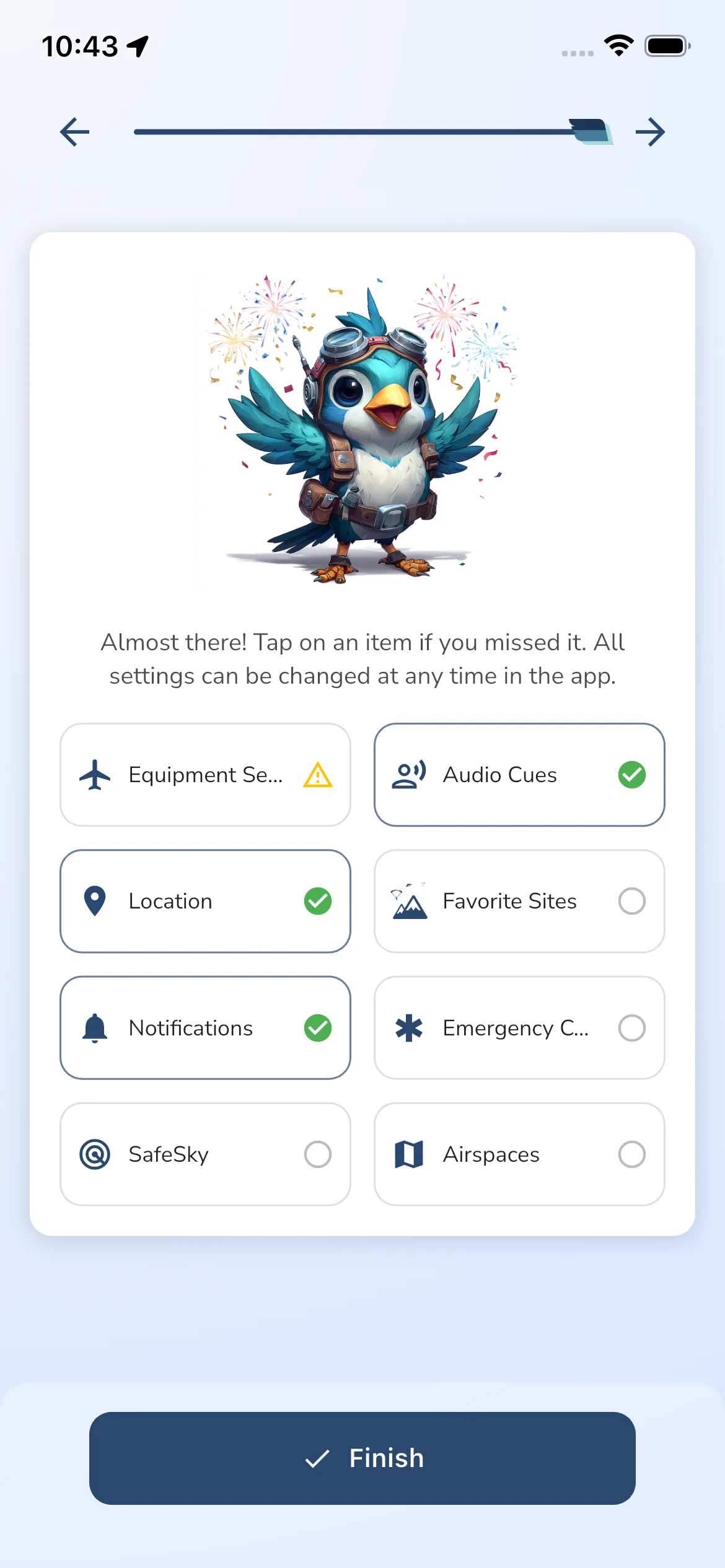 Onboarding Summary